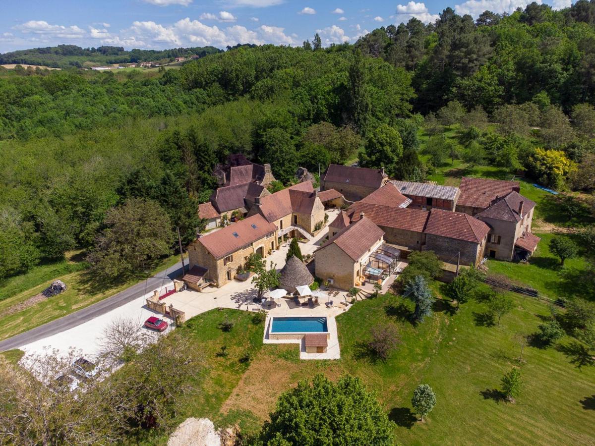 Aux Bories De Marquay, Chambres D'Hotes B&B Avec Piscine Et Spa Pres De Sarlat Bagian luar foto